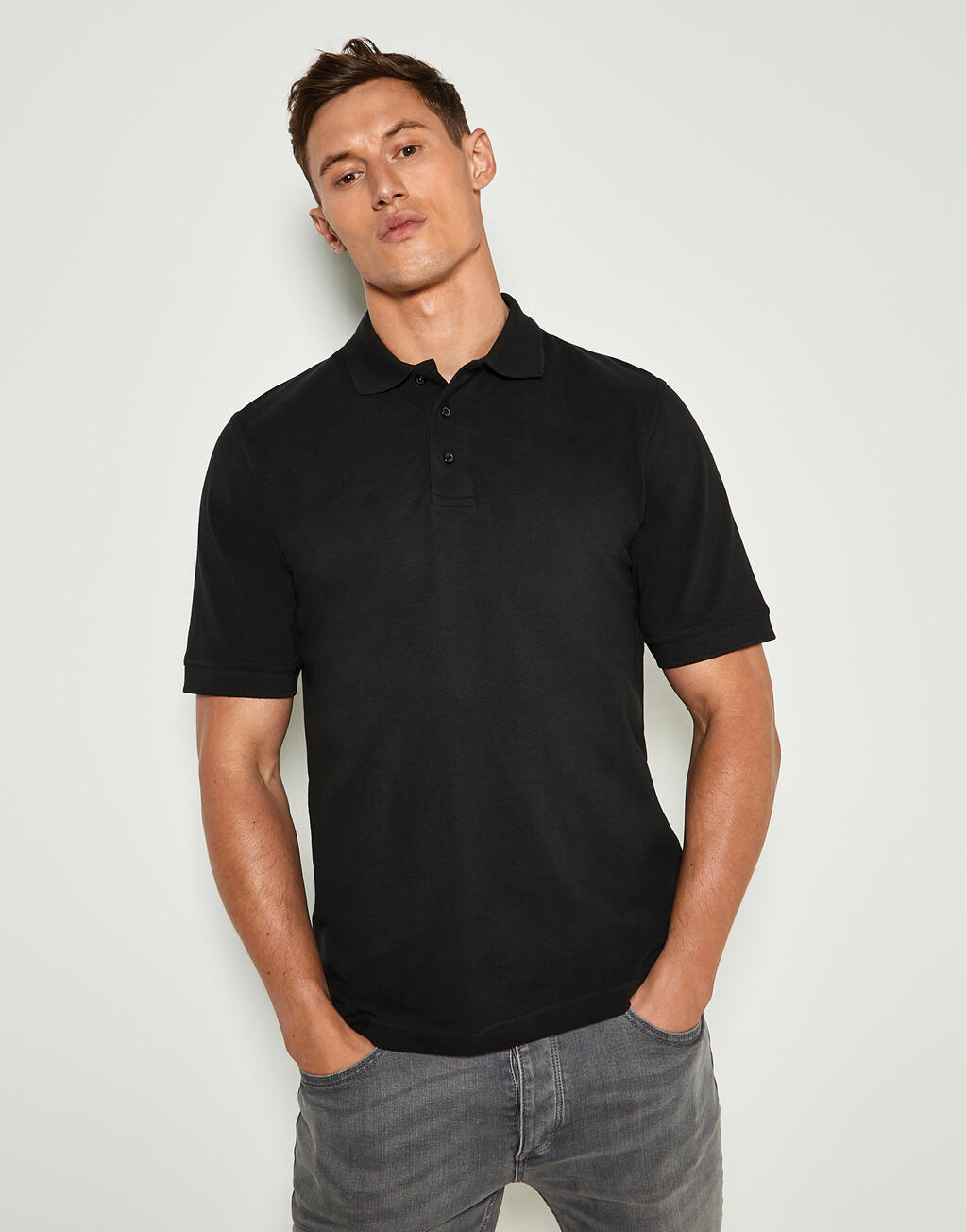 Klassikalise lõikega puuvillane polo Klassic Superwash® 60° 54311