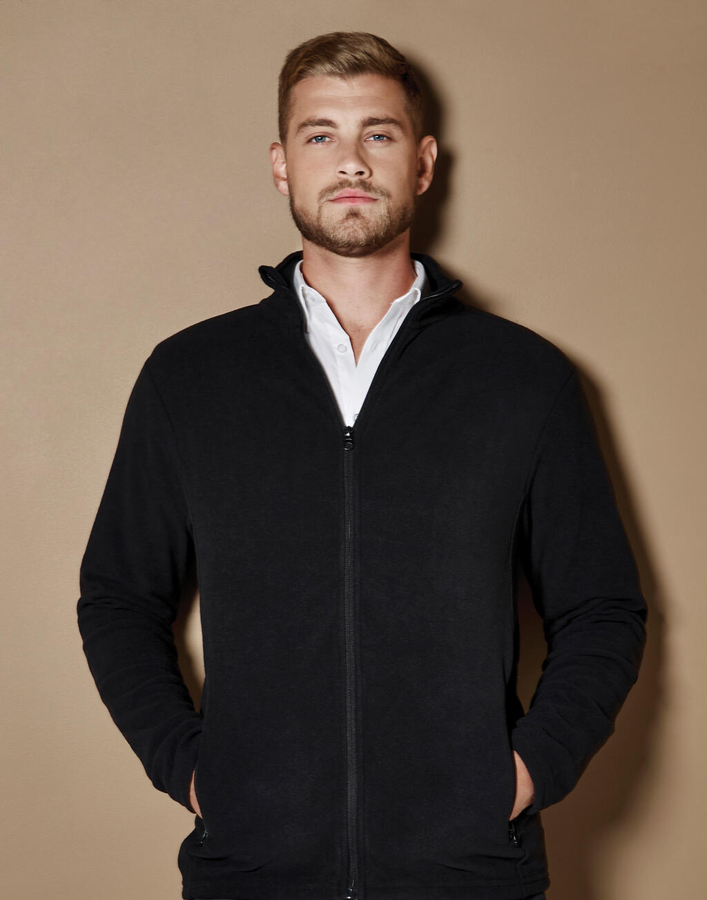 Regular fit fliisjakk Corporate 80011