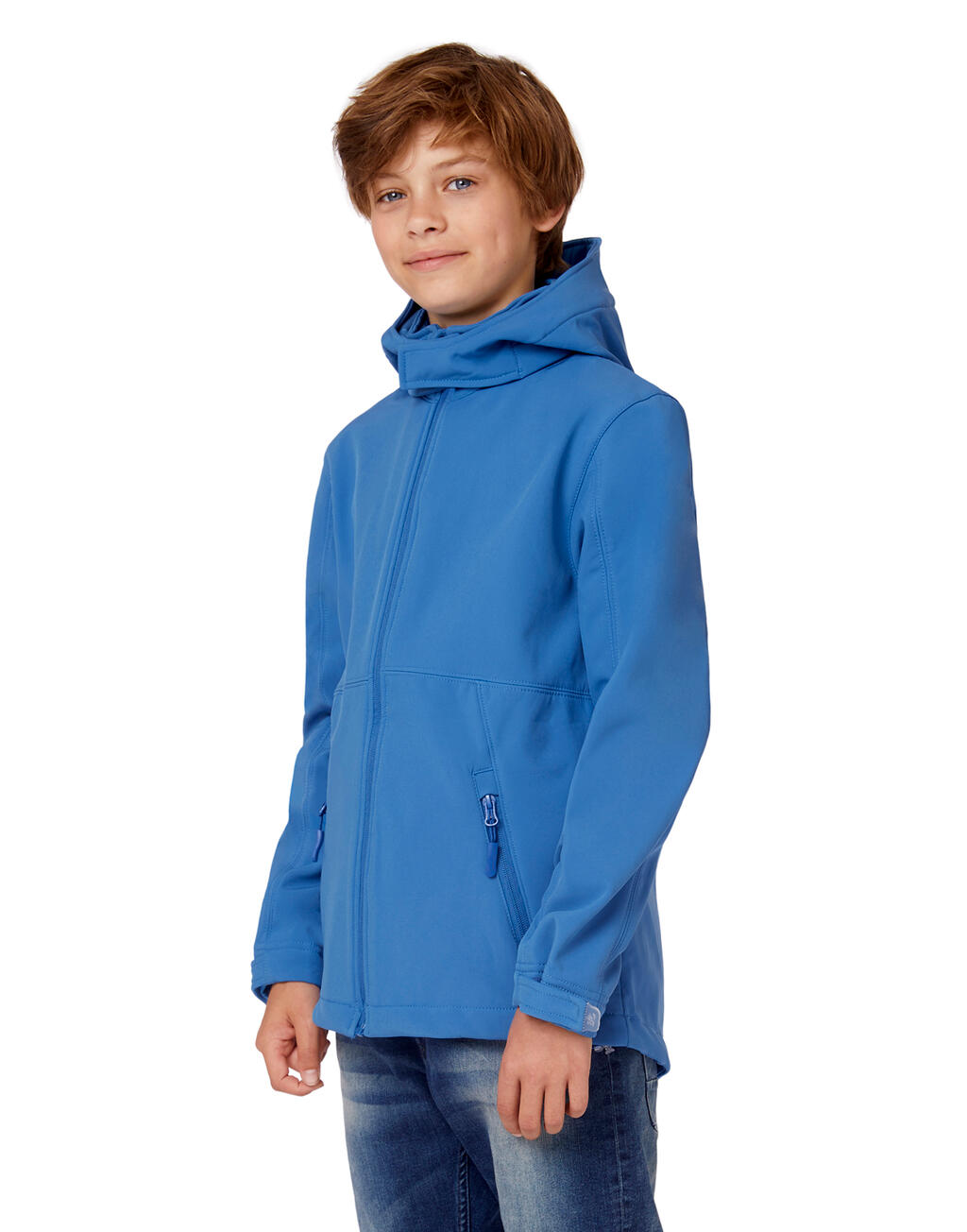 B&C Outerwear laste kapuutsiga softshell-jakk 81042