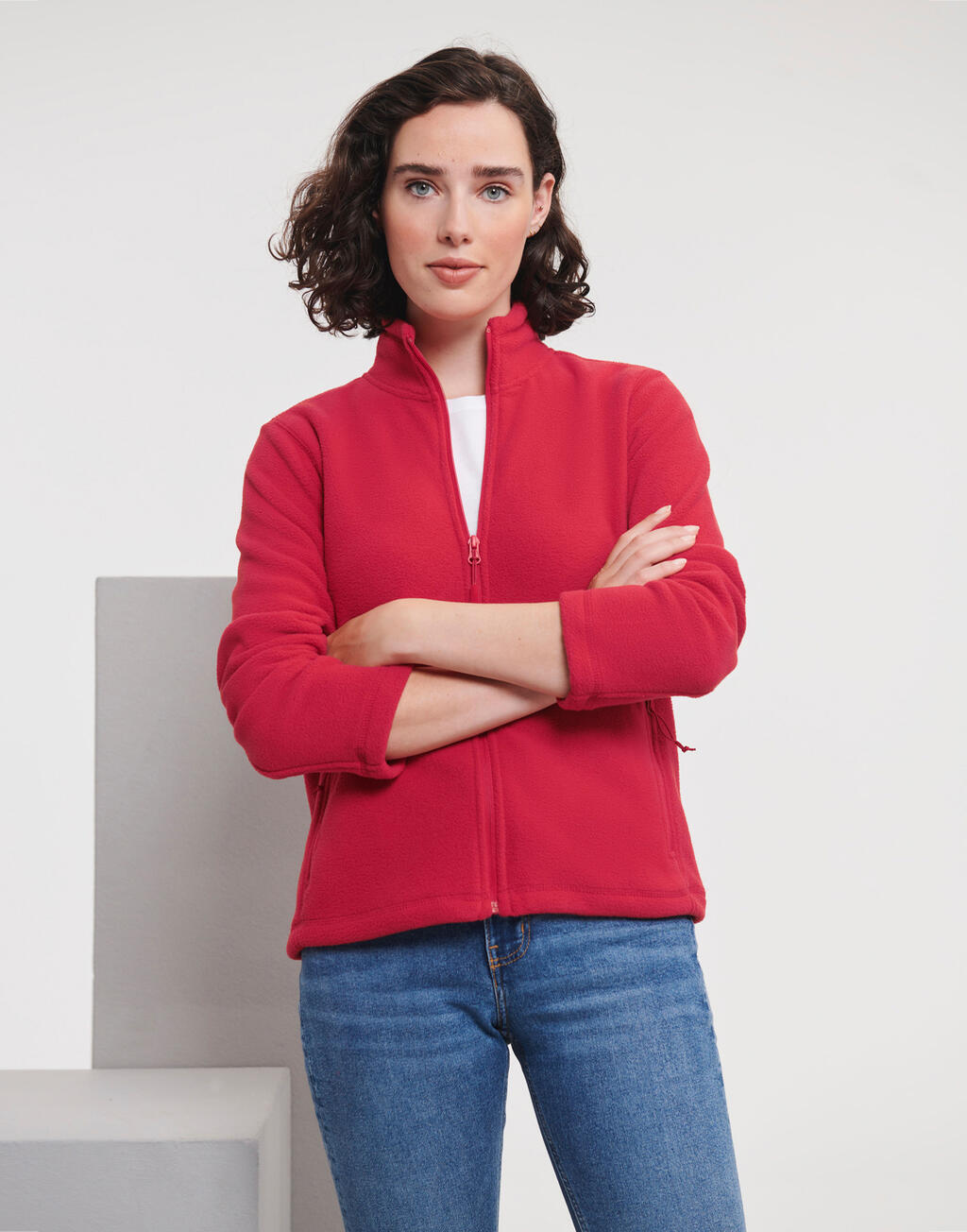 Naiste täislukuga fliisjakk Outdoor Fleece 81900