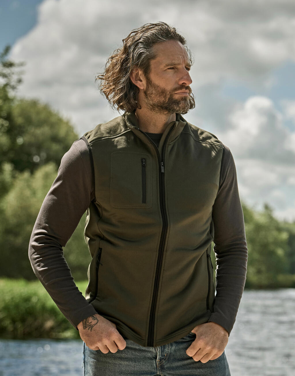 Stretch Fleece fliisvest 82054
