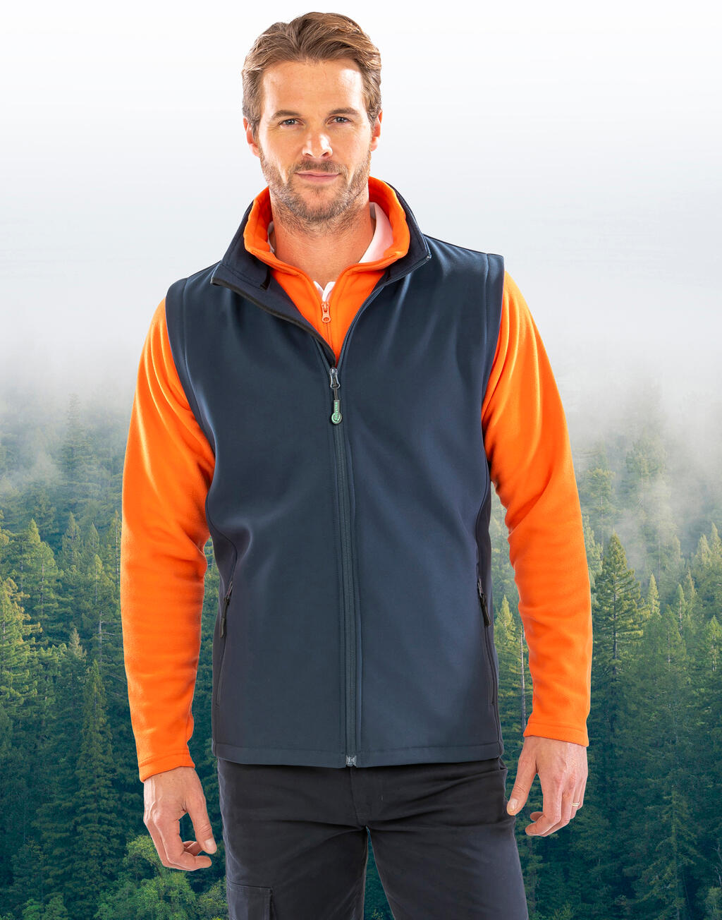 Meeste prinditav softshell-vest 84533