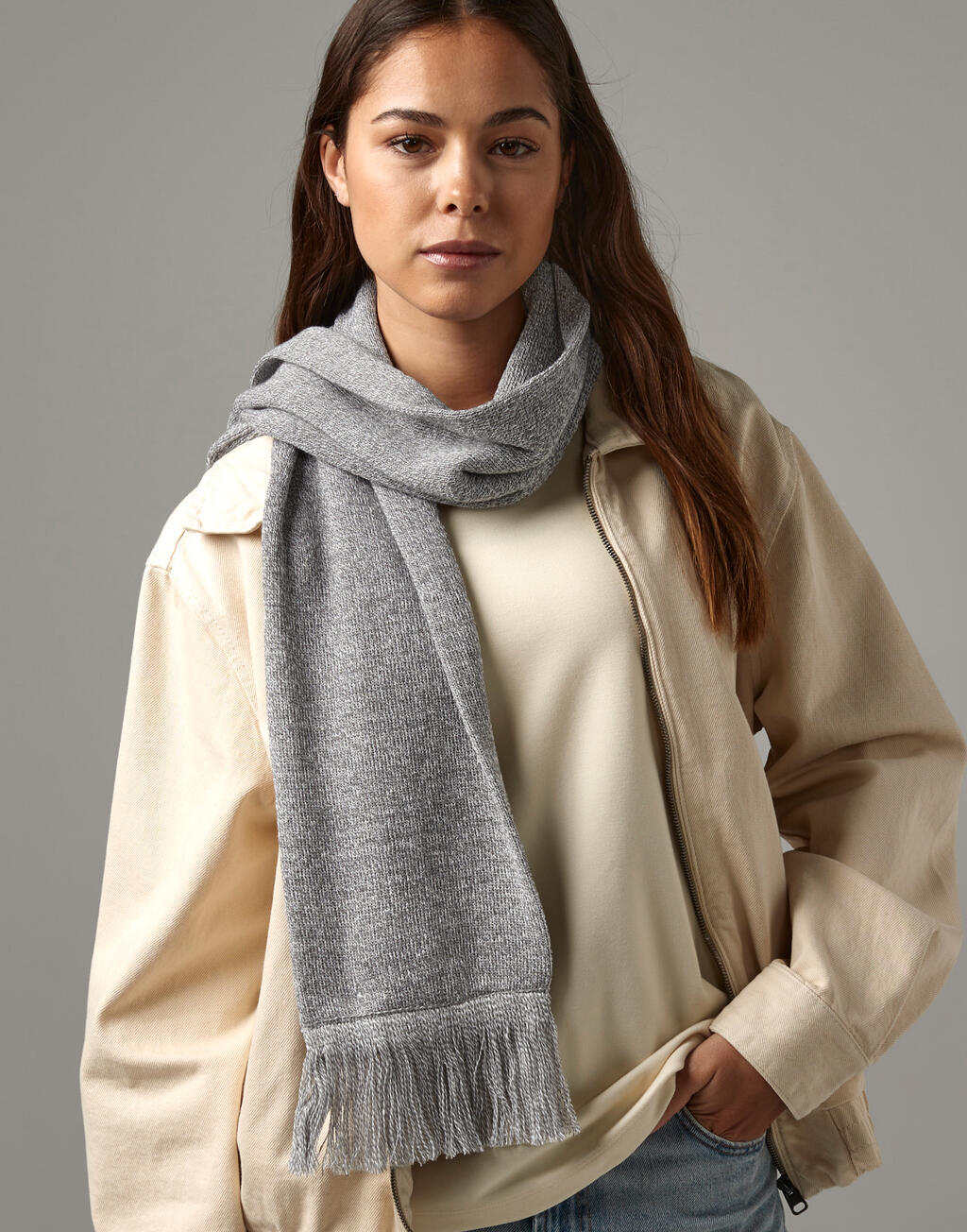 Klassikaline kootud sall 07169