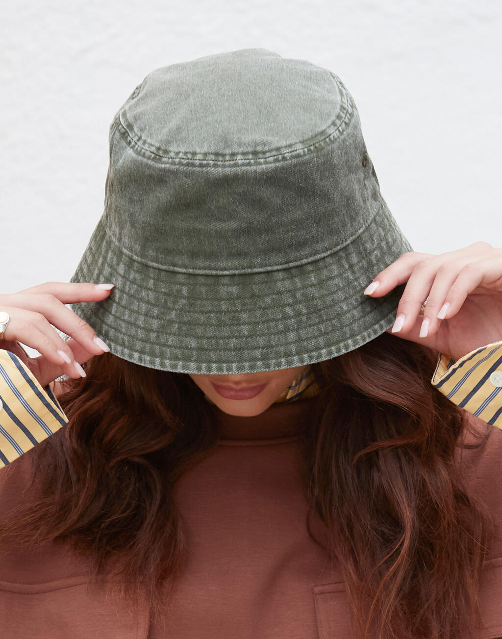 Vintage bucket-müts 14069