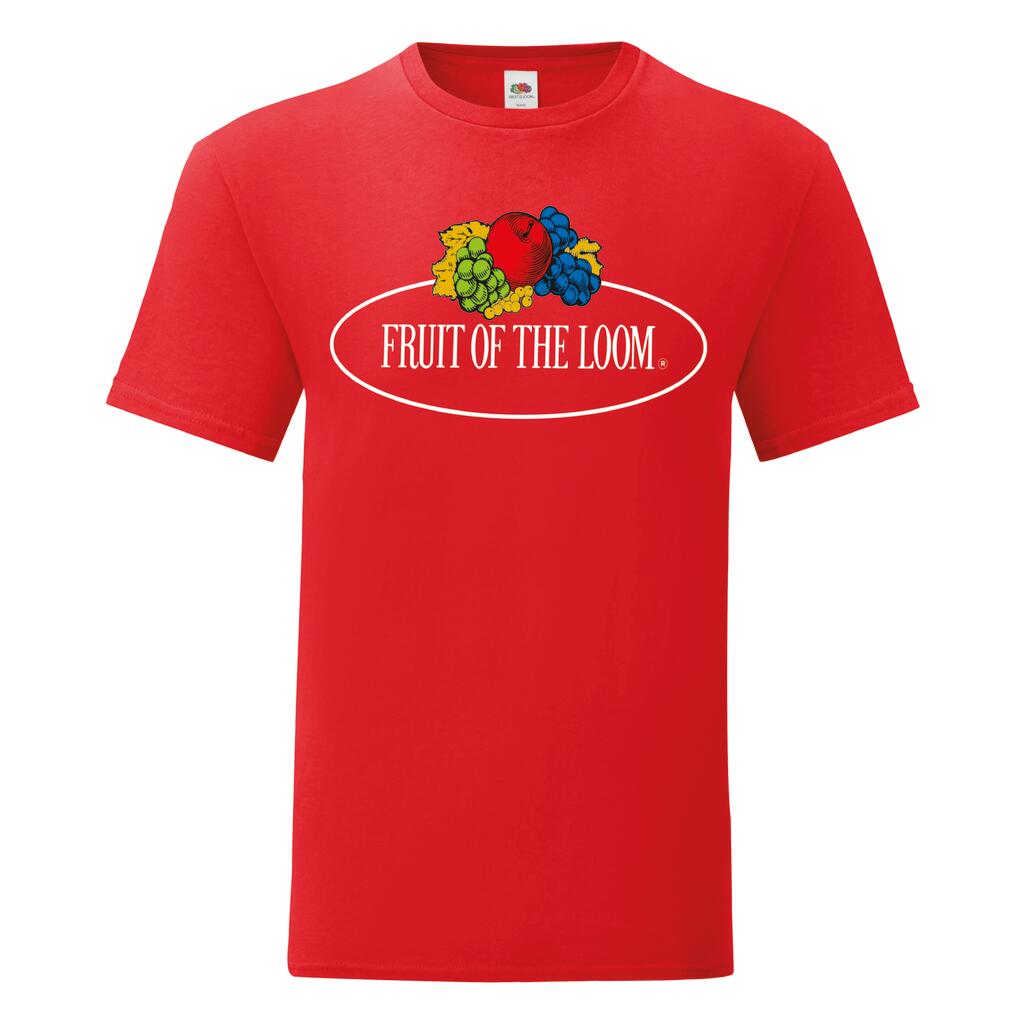 Vintage T-särk Fruit of the Loomi suure logoga 16601