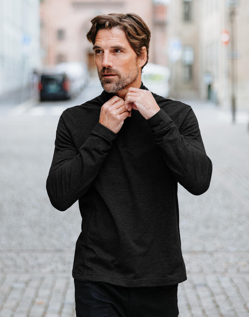 Meeste 1/4 lukuga pullover 29918