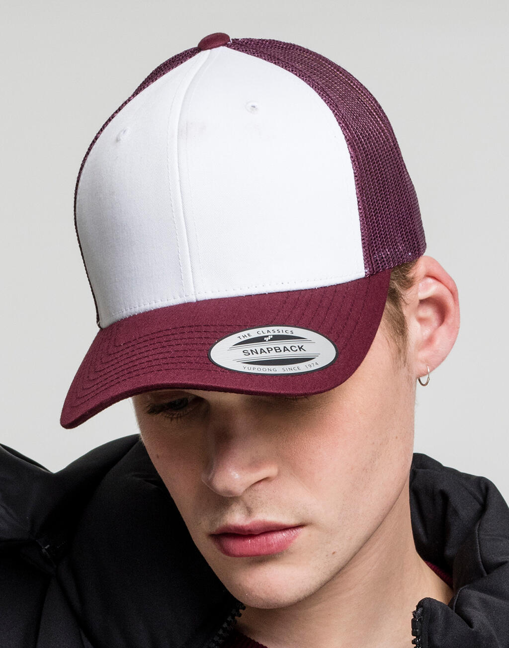 Retro trucker-müts värvilise esipaneeliga 30373