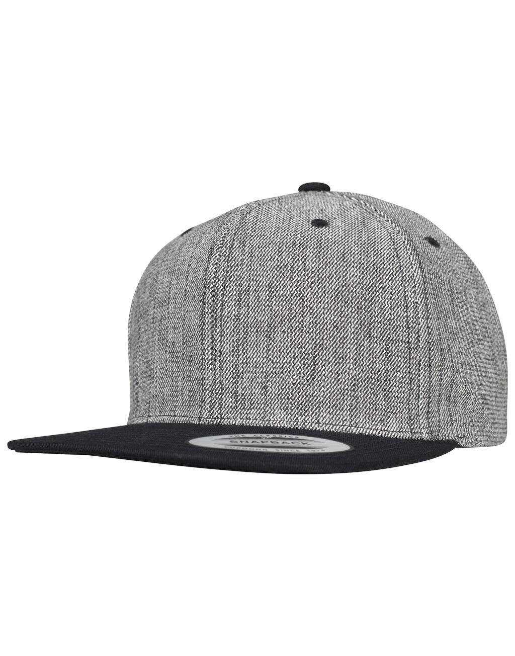 Melange Solid Snapback nokamüts 35568