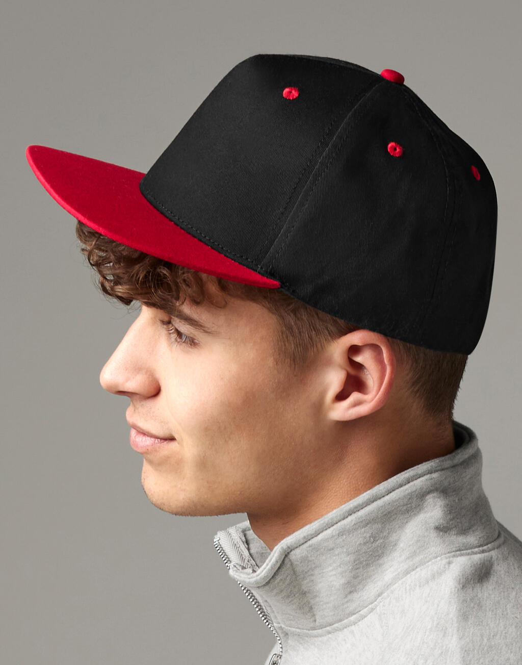 5-paneeliline kontrastdetailidega snapback-müts 36169
