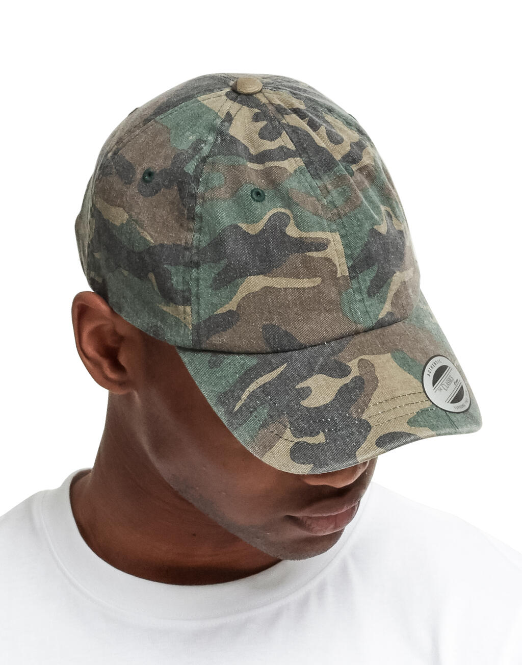 Madala profiiliga Camo Washed nokamüts 37168