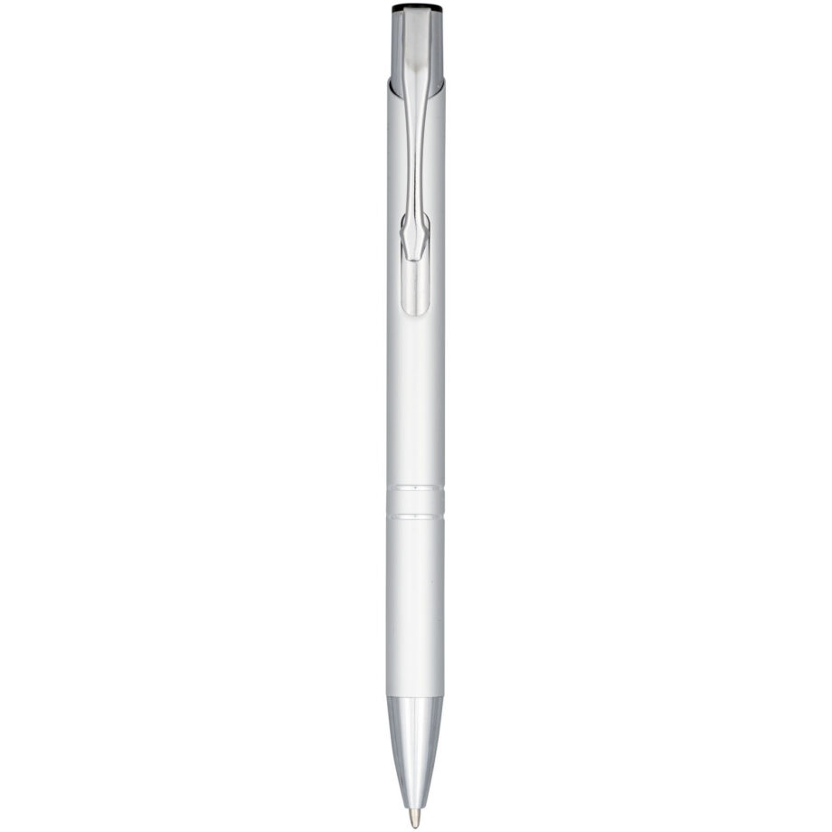 Moneta anodeeritud alumiiniumist klõpsmehhanismiga pastapliiats, sinine tint