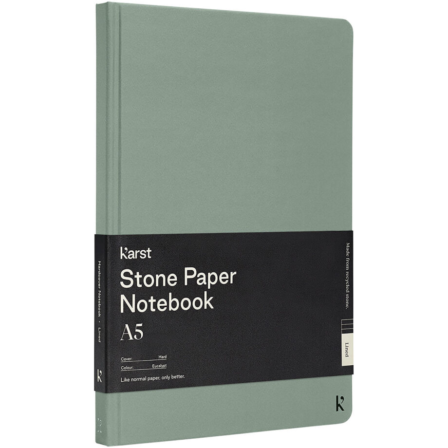Karst® A5 stone paper hardcover notebook – lined