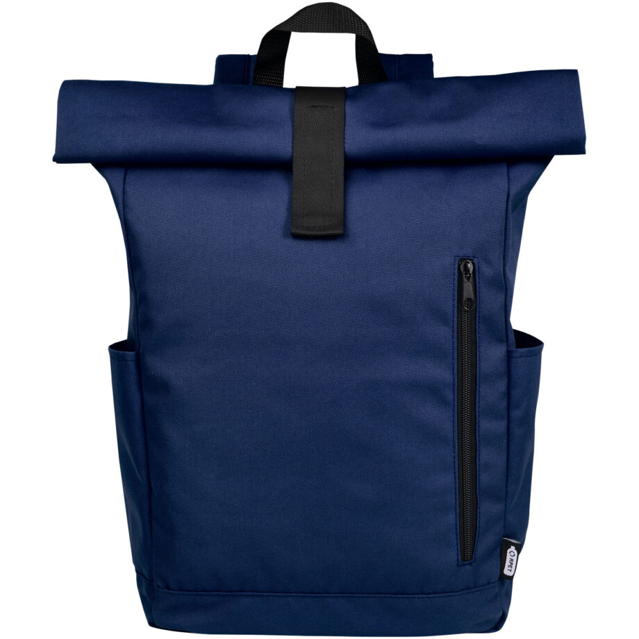 Byron 15,6″ GRS RPET-rullklapiga seljakott, 18 l