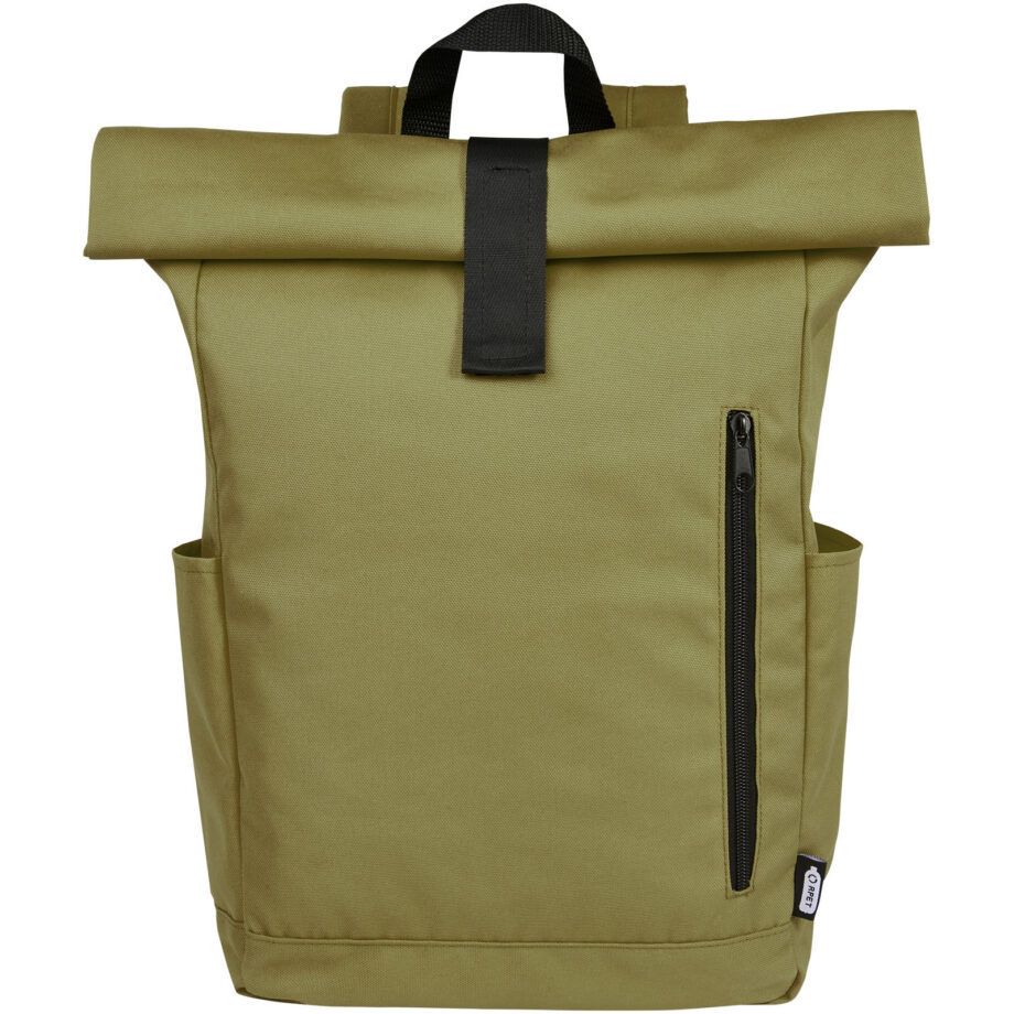 Byron 15,6″ GRS RPET-rullklapiga seljakott, 18 l