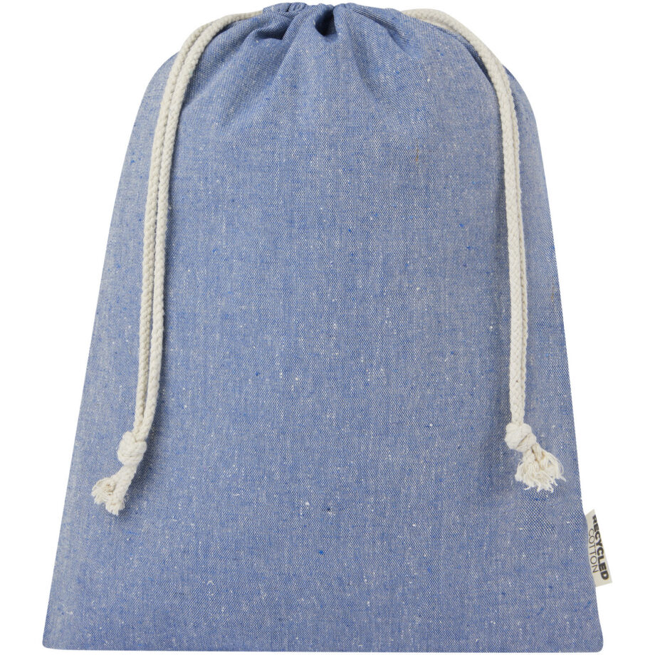 Pheebs 150 g/m² GRS-taaskasutatud puuvillast kinkekott, 4 l