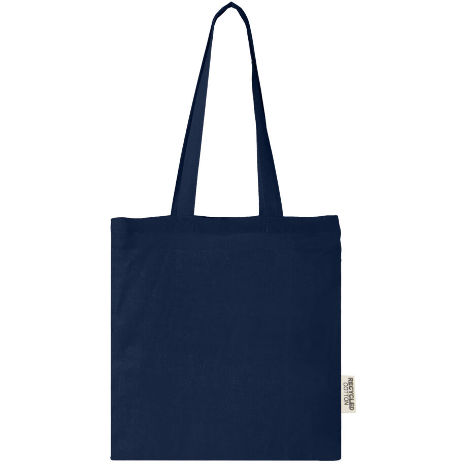 Madras 140 g/m² GRS-sertifikaadiga taaskasutatud puuvillast kandekott, 7 l