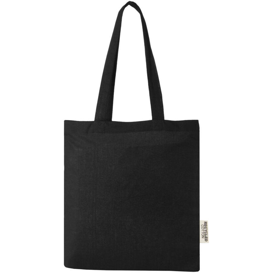 Madras 140 g/m² GRS-sertifikaadiga taaskasutatud puuvillast kandekott, 7 l