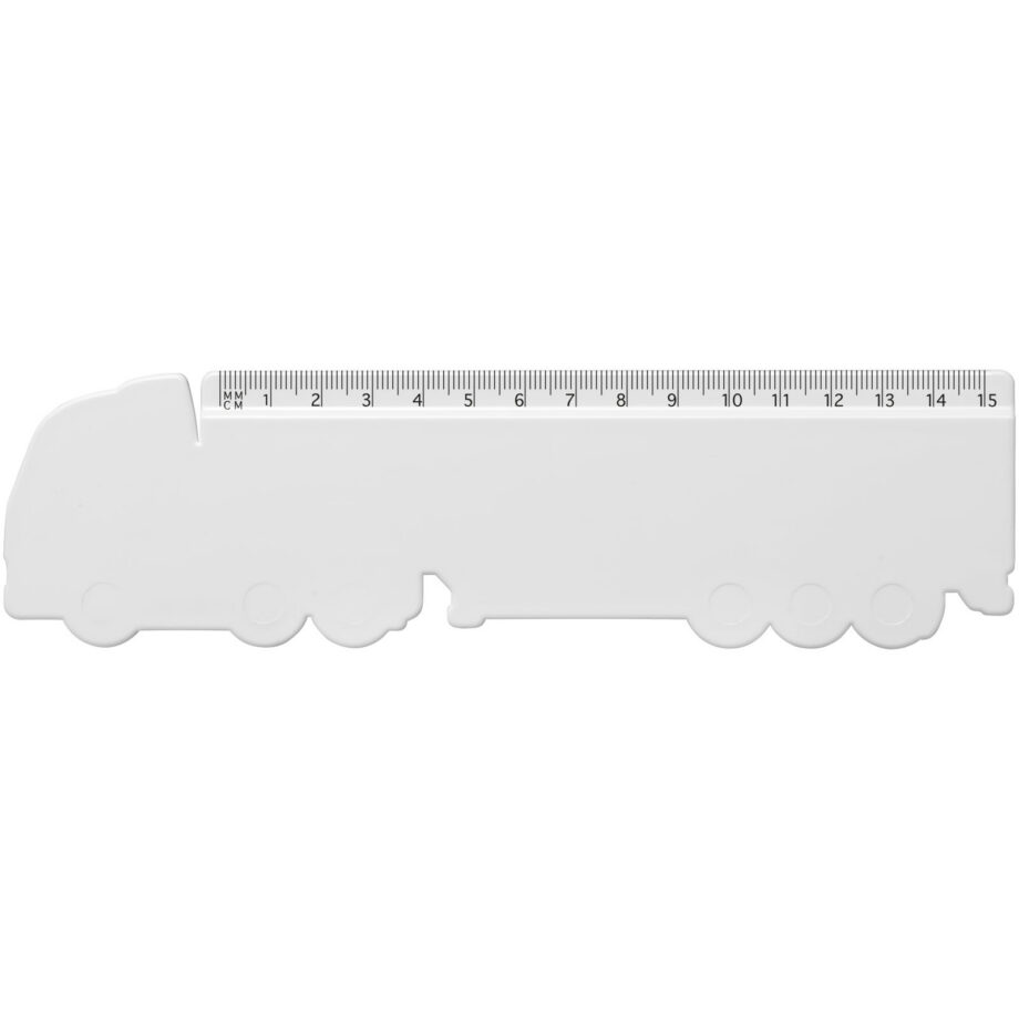 Tait 15 cm veoauto-kujuline taaskasutatud plastjoonlaud