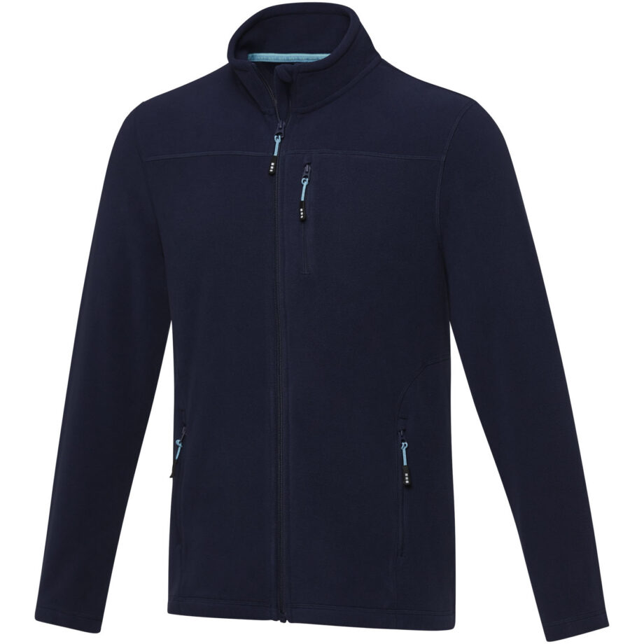 Amber men’s GRS recycled full zip fleece jacket