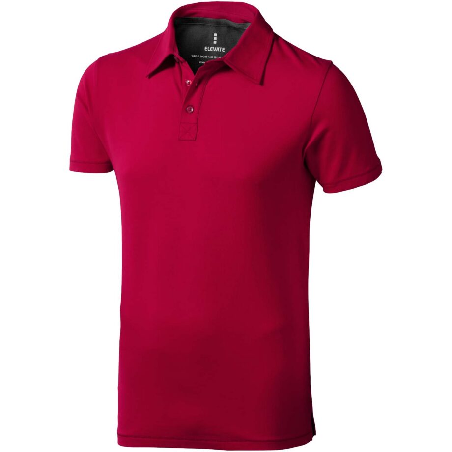 Markhami meeste stretch-polo, 200 g/m², lühikesed varrukad