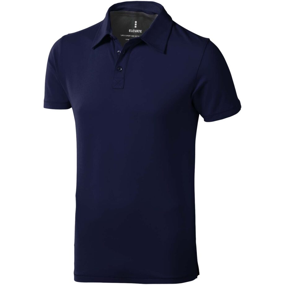 Markhami meeste stretch-polo, 200 g/m², lühikesed varrukad