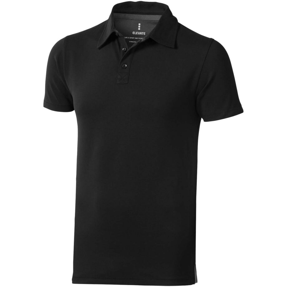 Markhami meeste stretch-polo, 200 g/m², lühikesed varrukad