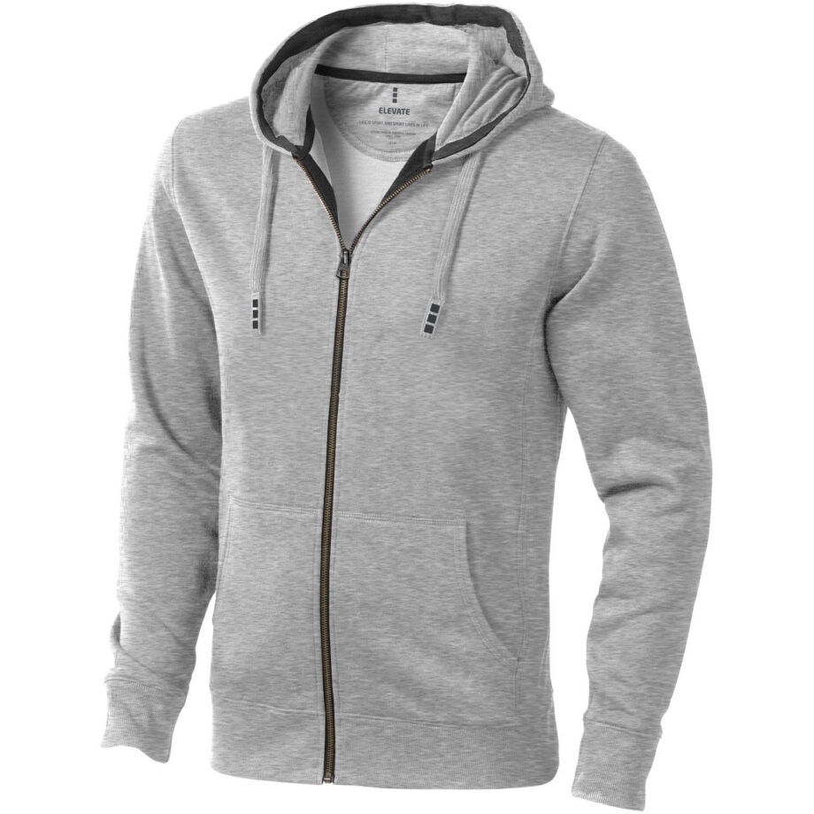 Arora 300 g/m2 unisex full zip hoodie