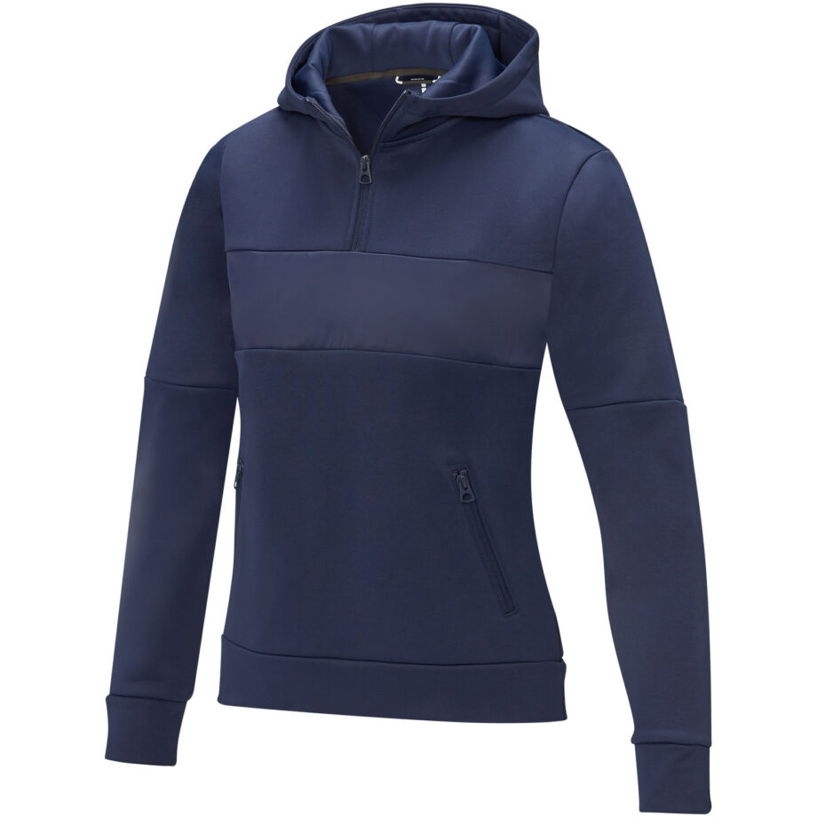 Sayan women’s half zip anorak hooded sweater