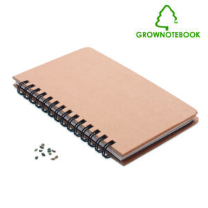 GROWNOTEBOOK™ A5 märkmik männiseemnetega