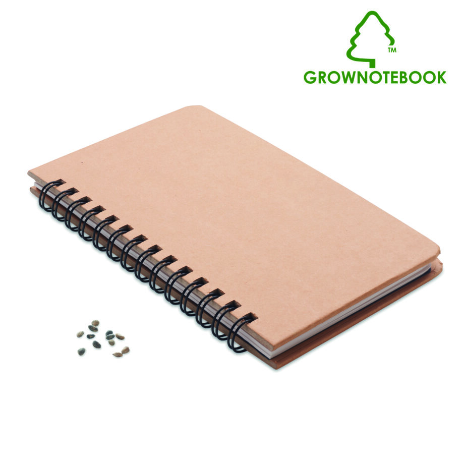GROWNOTEBOOK™ A5 märkmik männiseemnetega