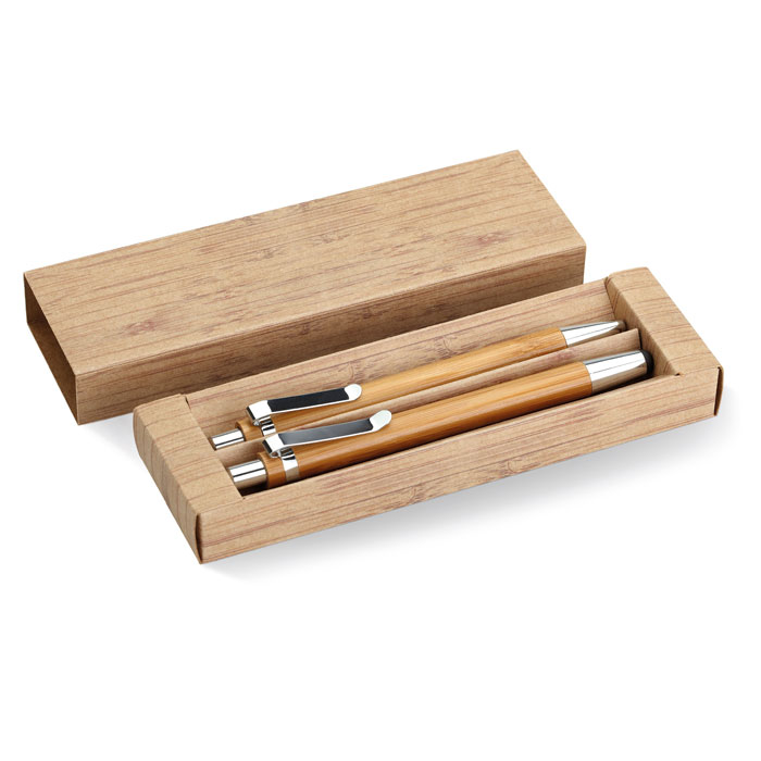 BAMBOOSET bambusest kirjutusvahendite komplekt