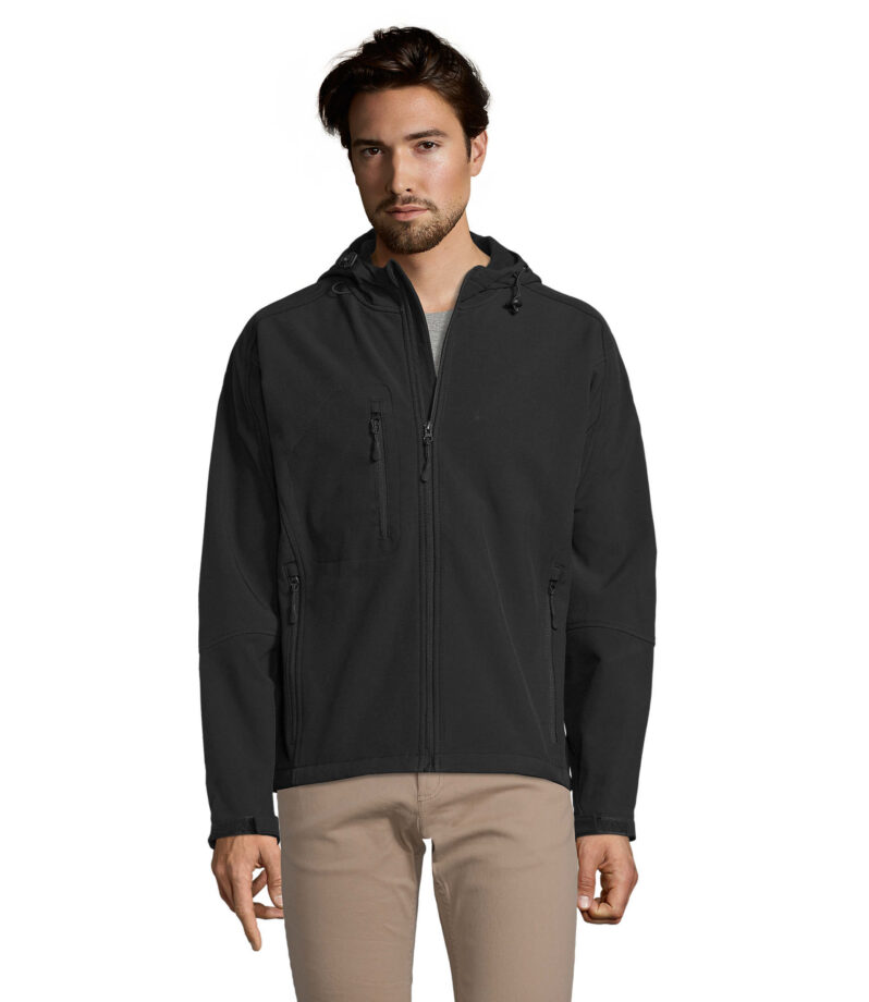 REPLAY MEN – kapuutsiga softshell-jakk