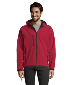 REPLAY MEN – kapuutsiga softshell-jakk