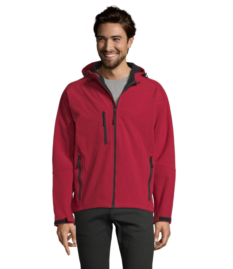REPLAY MEN – kapuutsiga softshell-jakk