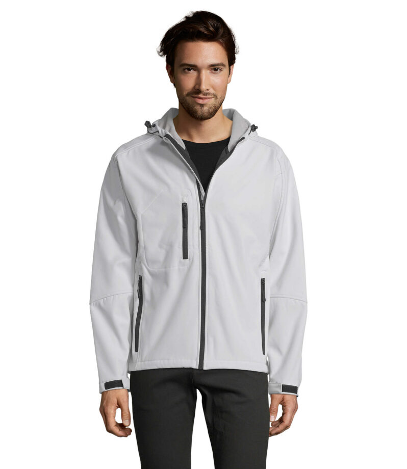 REPLAY MEN – kapuutsiga softshell-jakk
