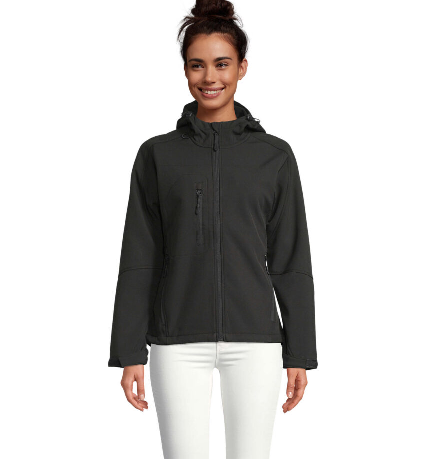 REPLAY WOMEN kapuutsiga softshell-jakk