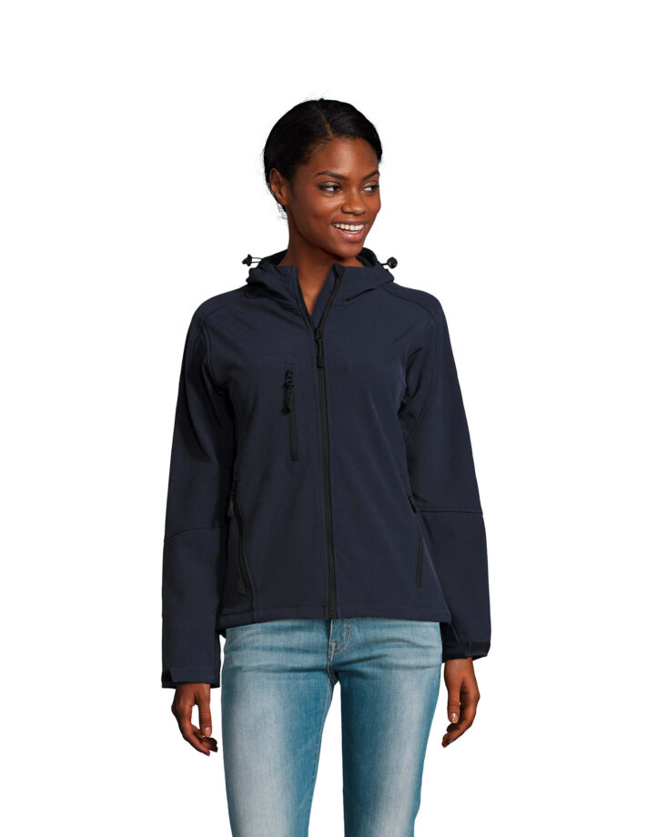 REPLAY WOMEN kapuutsiga softshell-jakk