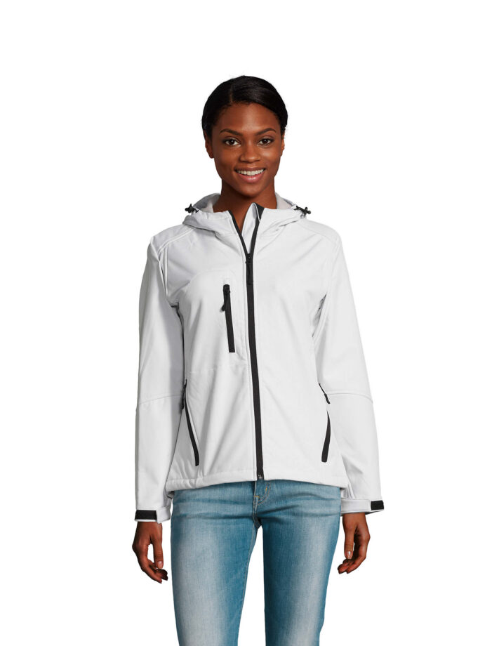 REPLAY WOMEN kapuutsiga softshell-jakk