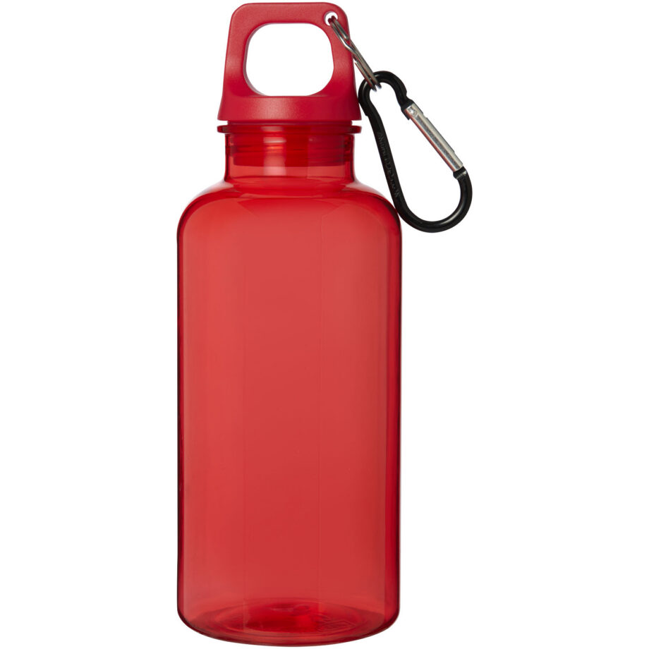 Oregon 400 ml RCS-sertifikaadiga taaskasutatud plastpudel karabiiniga