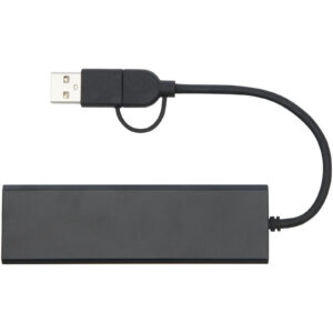 Rise RCS-taaskasutatud alumiiniumist USB 2.0 jaotur