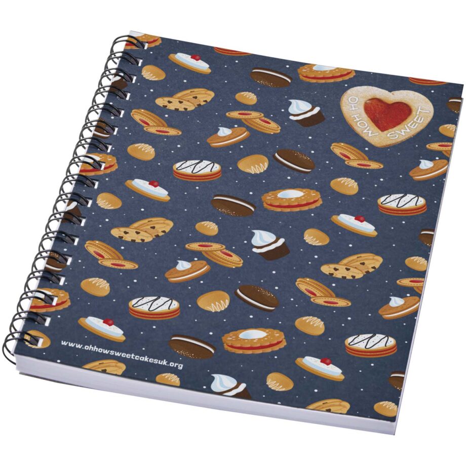 Desk-Mate® A6 colour spiral notebook