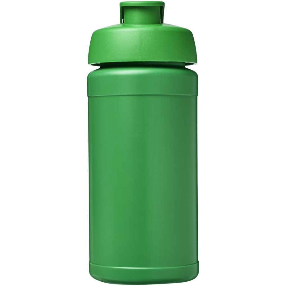 Baseline 500 ml taaskasutatud plastist spordipudel klapikorgiga