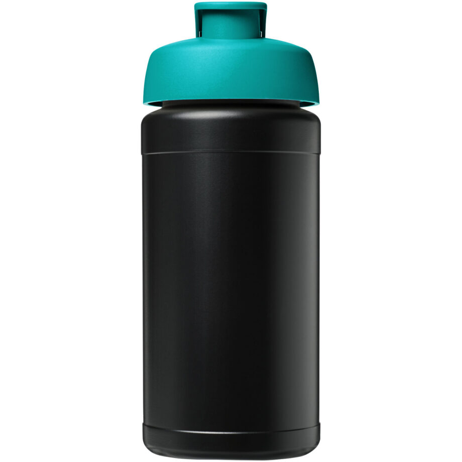 Baseline 500 ml taaskasutatud plastist spordipudel klapikorgiga