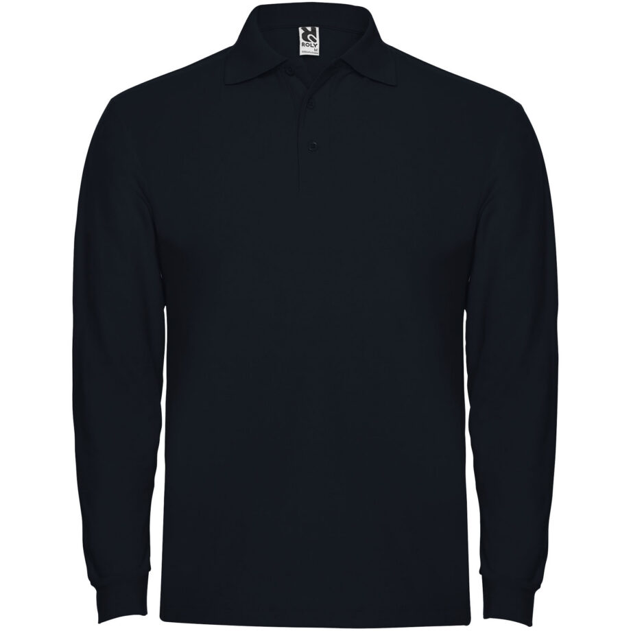 Estrella 220 g/m² pikkade varrukatega meeste polo