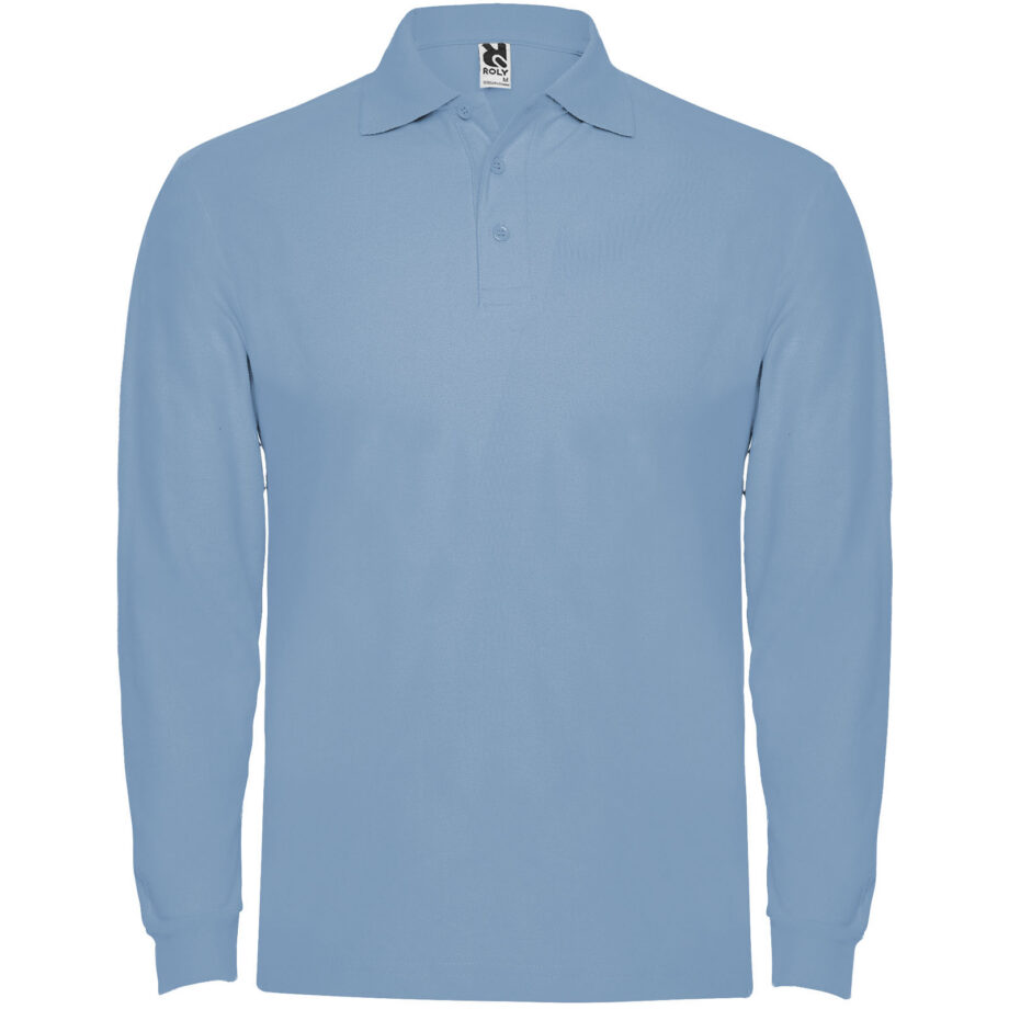 Estrella 220 g/m² pikkade varrukatega meeste polo
