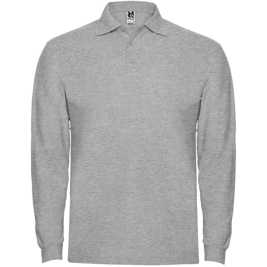 Estrella 220 g/m² pikkade varrukatega meeste polo