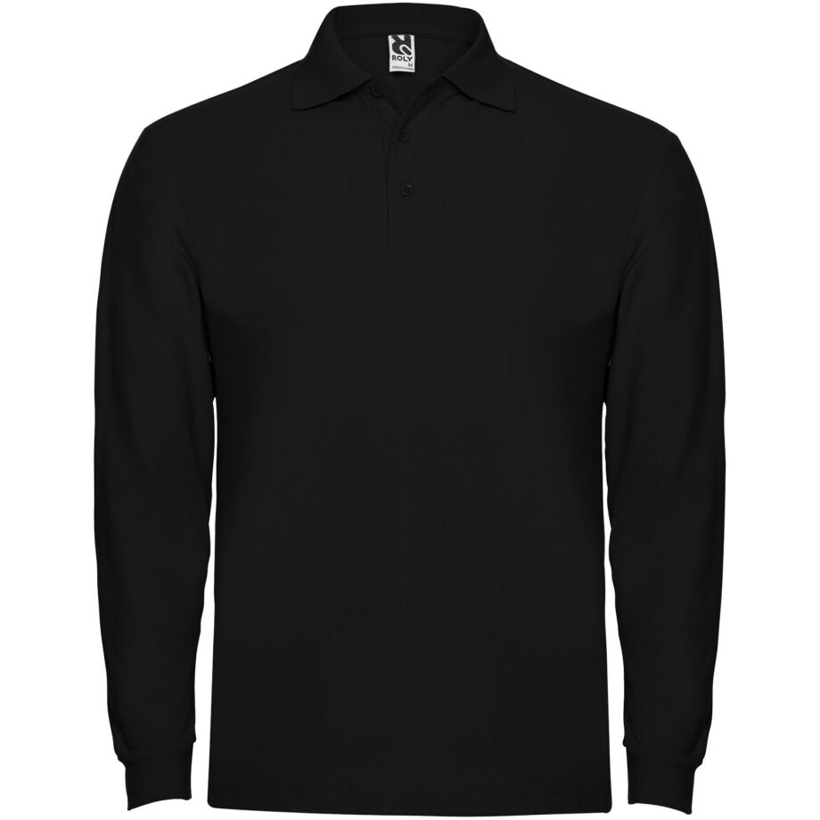 Estrella 220 g/m² pikkade varrukatega meeste polo