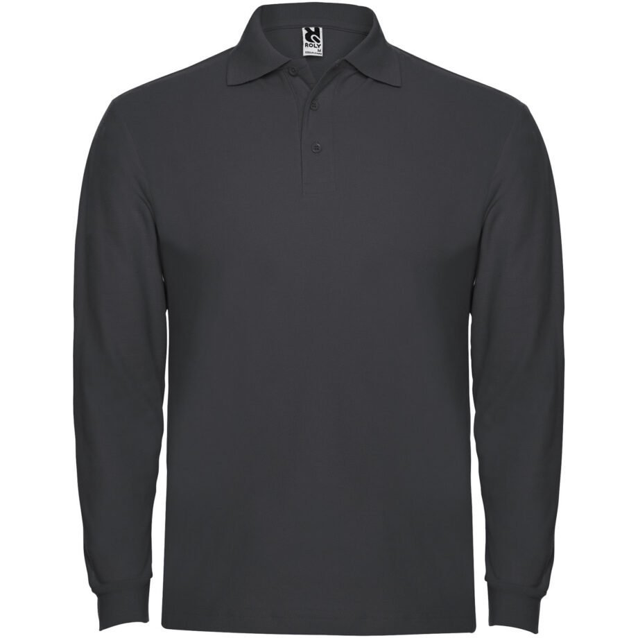 Estrella 220 g/m² pikkade varrukatega meeste polo