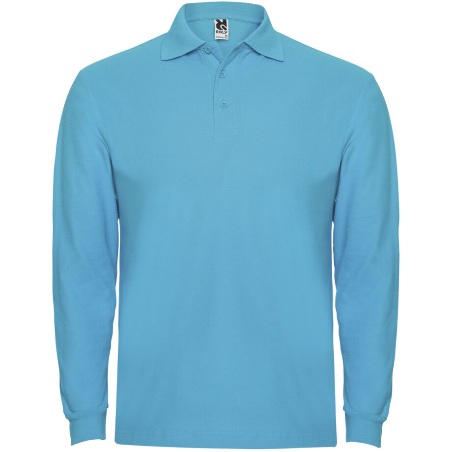 Estrella 220 g/m² pikkade varrukatega meeste polo
