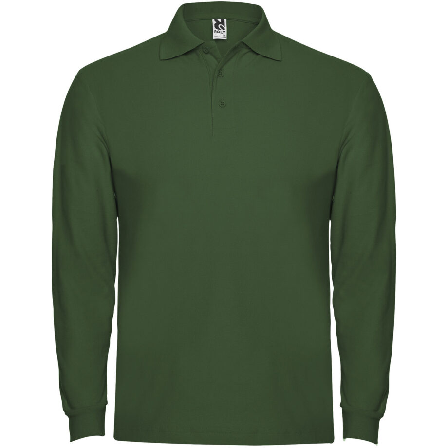 Estrella 220 g/m² pikkade varrukatega meeste polo